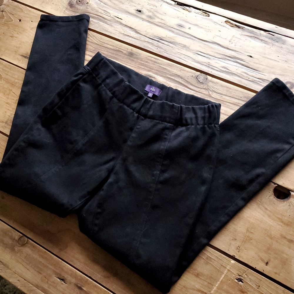 NYDJ Women's Black Legging Elastic Waist Slimming Jeans Size 6p